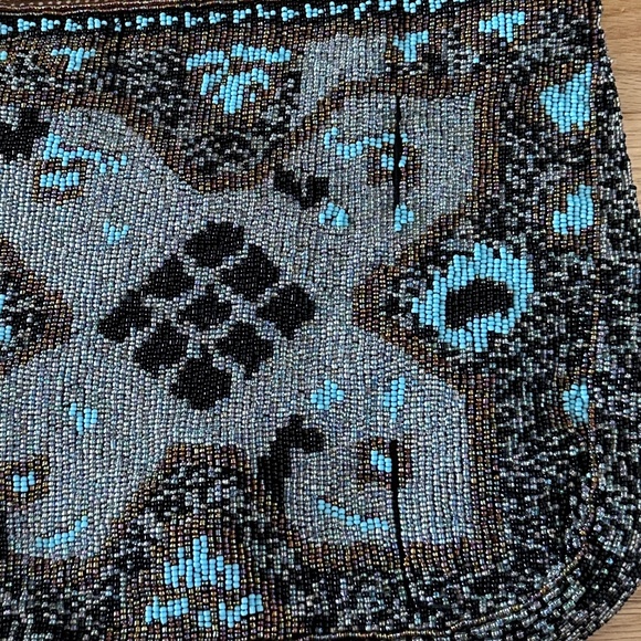 Deux Lux Beaded Shoulder Bag Hobo Bag - Picture 10 of 12